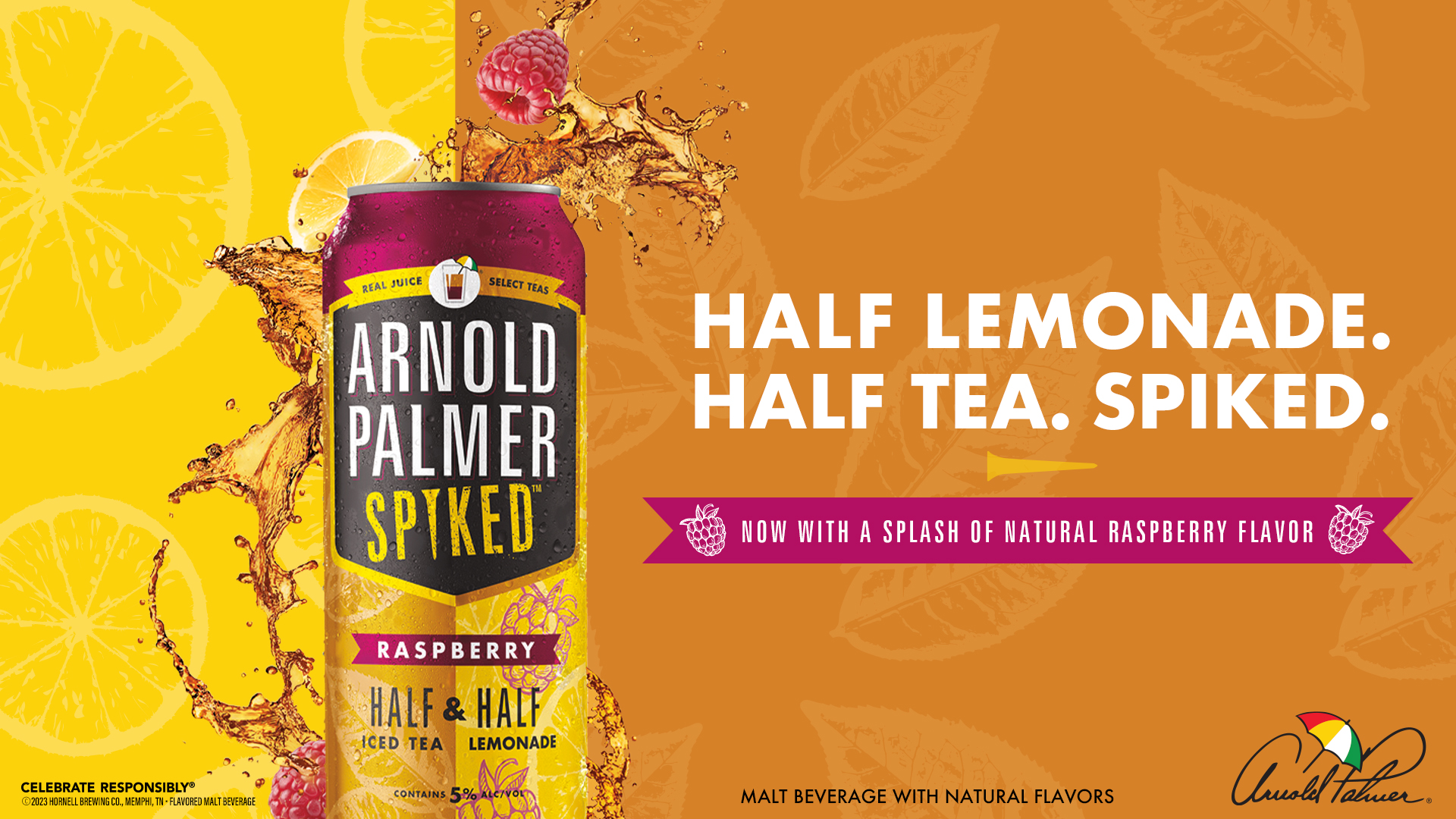 Arnold Palmer Spiked Raspberry Half & Half launching this month